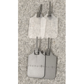 Afdkningsskive til pandebnd