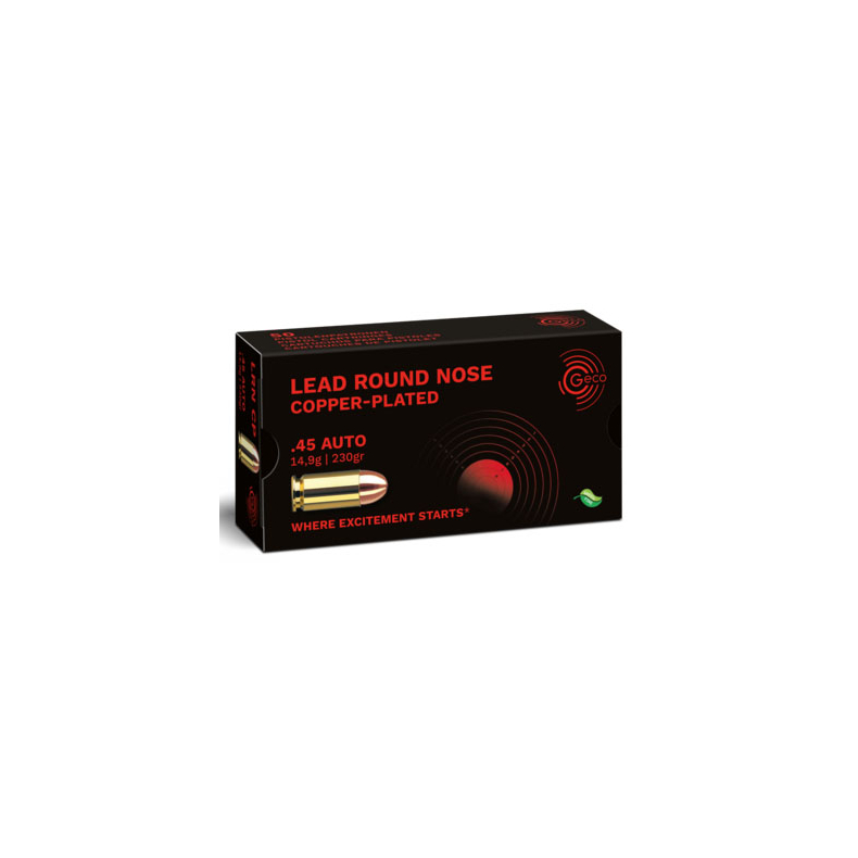 Geco .45 ACP - LRN Copperplated 14,9 g. - 230 gr.