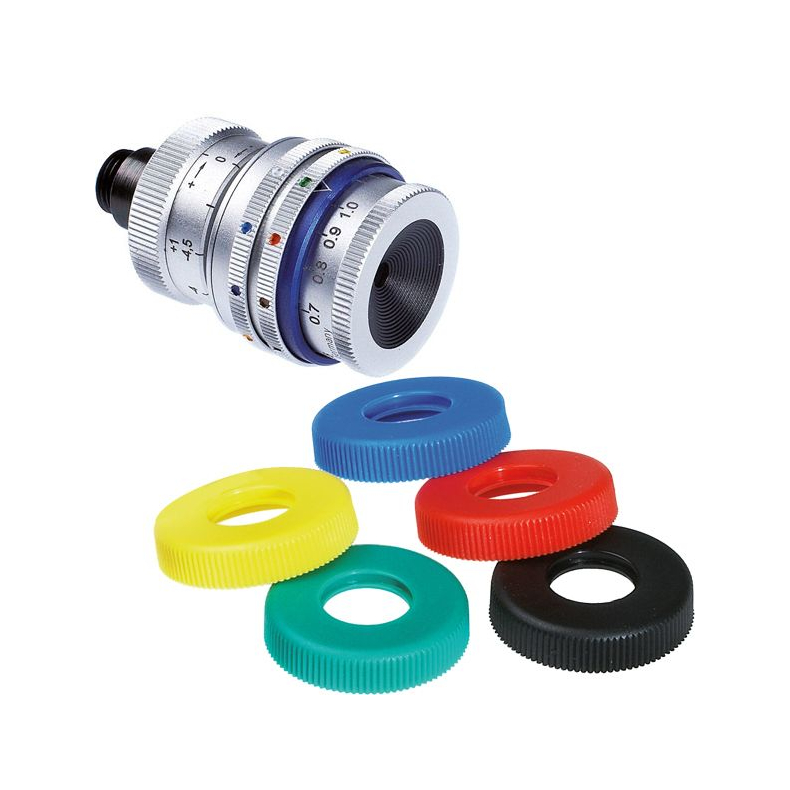 Gehmann stilbar irisblnde m/optik og 12-farvefilter