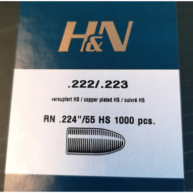 Projektiler .222/.223 HN Sport | 2000 stk.