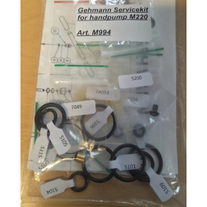 Pakningsst til Gehmann presluftpumpe M220