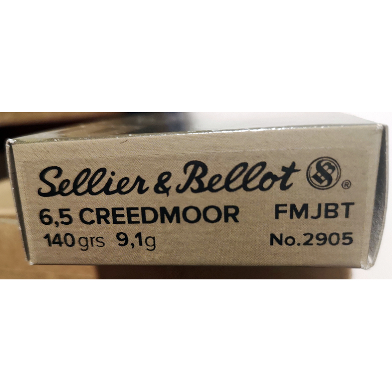 Sellier &amp; Bellot 6,5 Creedmoor FMJ