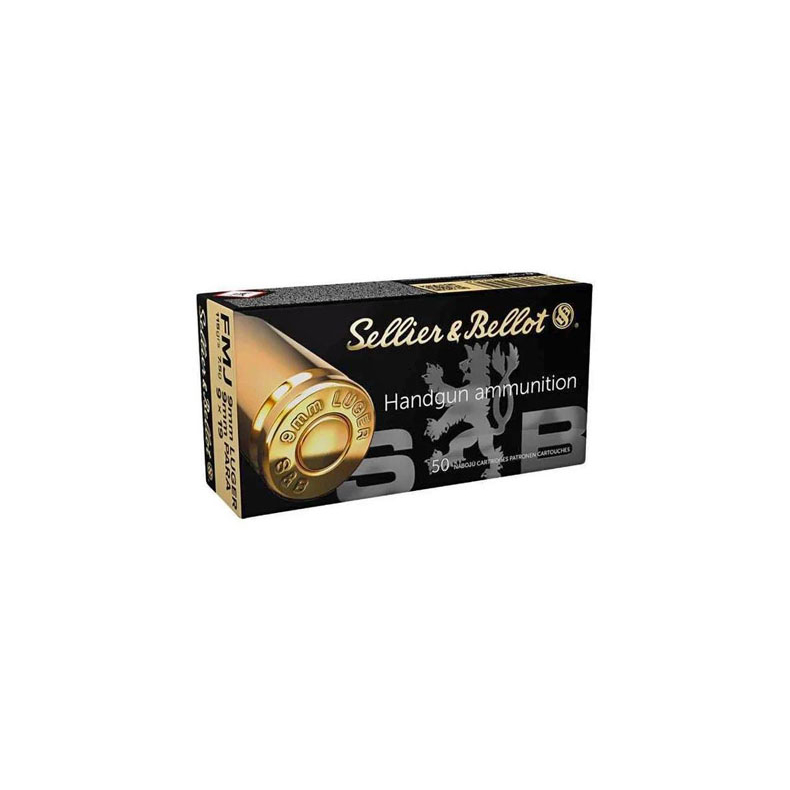 Sellier &amp; Bellot 9 mm FMJ 124 grains 