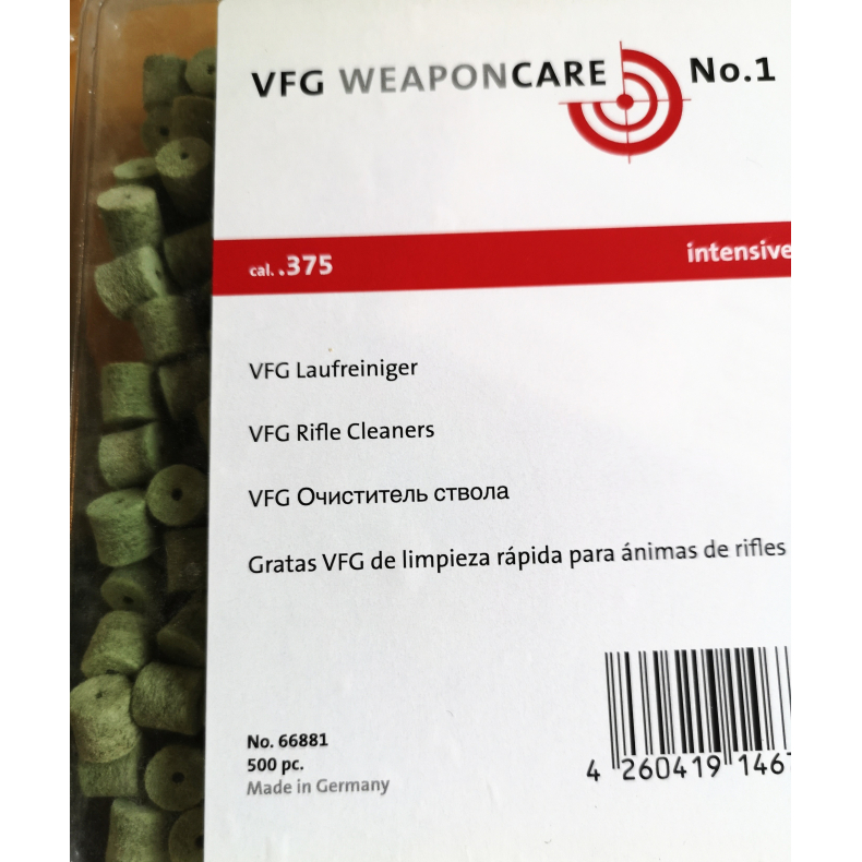 VFG Filtpropper .375 Intensive | 500 stk.