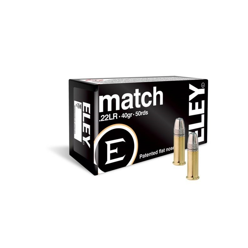 ELEY MATCH .22 ammunition Pt. udsolgt