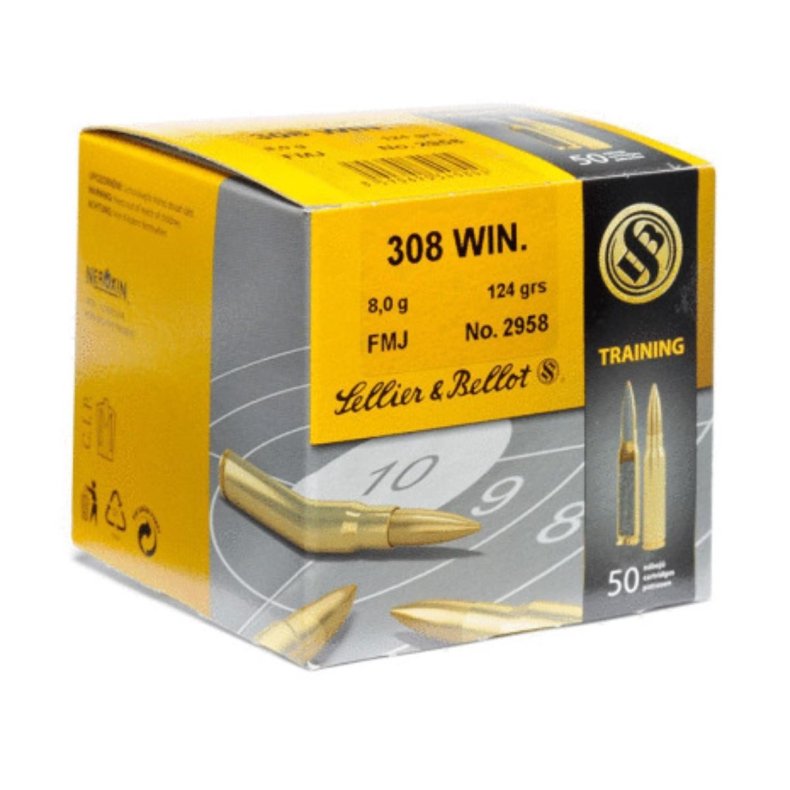 Sellier &amp; Bellot .308 Winchester  8,0 g 124 grains