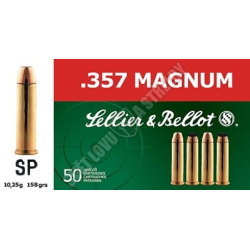 Sellier &amp; Bellot .357 Magnum SP 10,25g g158 grains - Udsolgt