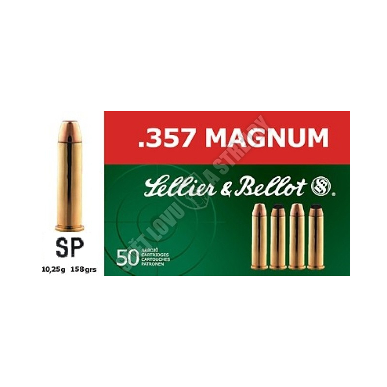 Sellier &amp; Bellot .357 Magnum SP 10,25g g158 grains 