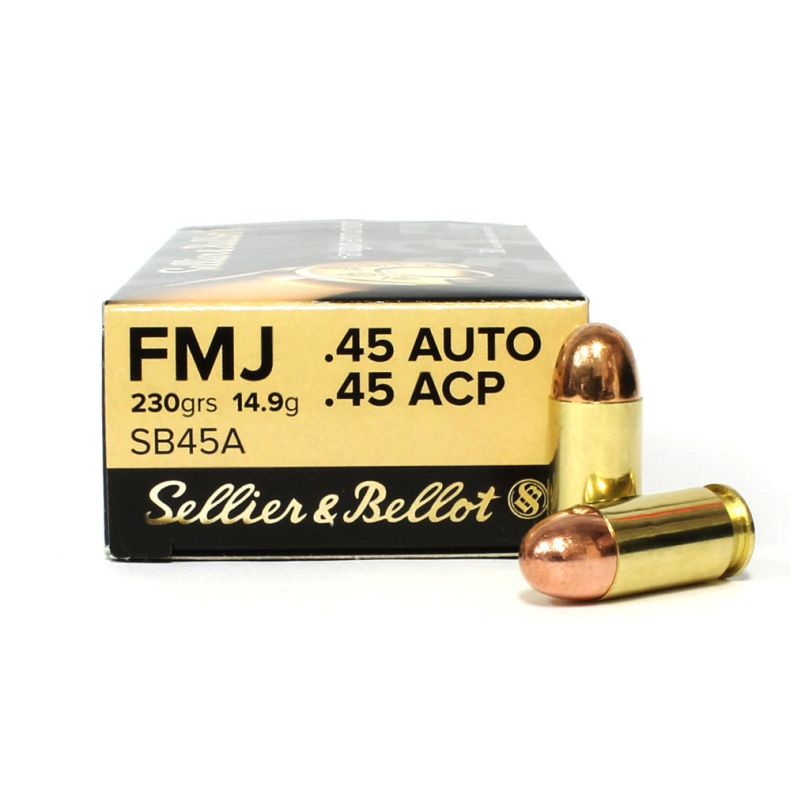 Sellier &amp; Bellot .45 ACP FMJ 14,90 g 230 grains