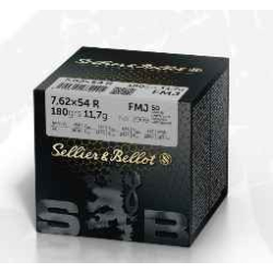 Sellier &amp; Bellot 7,62 x 54R FMJ 180 grains 11,7 gr. | Udsolgt