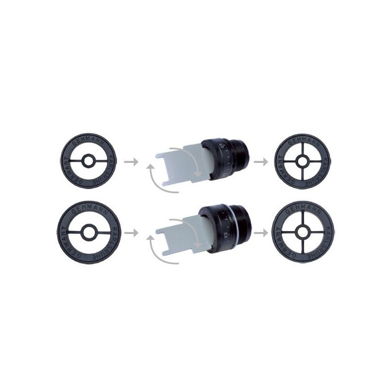 Stilbart ringkorn m/kryds Gehmann til M18